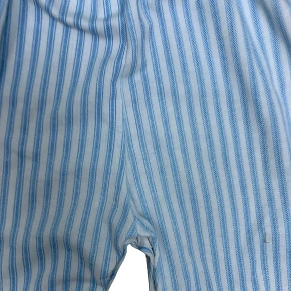 Vintage 60's Carter's Baby Overalls Blue White Stripes Farm Cow Horse 12 Months - Picture 8 of 8
